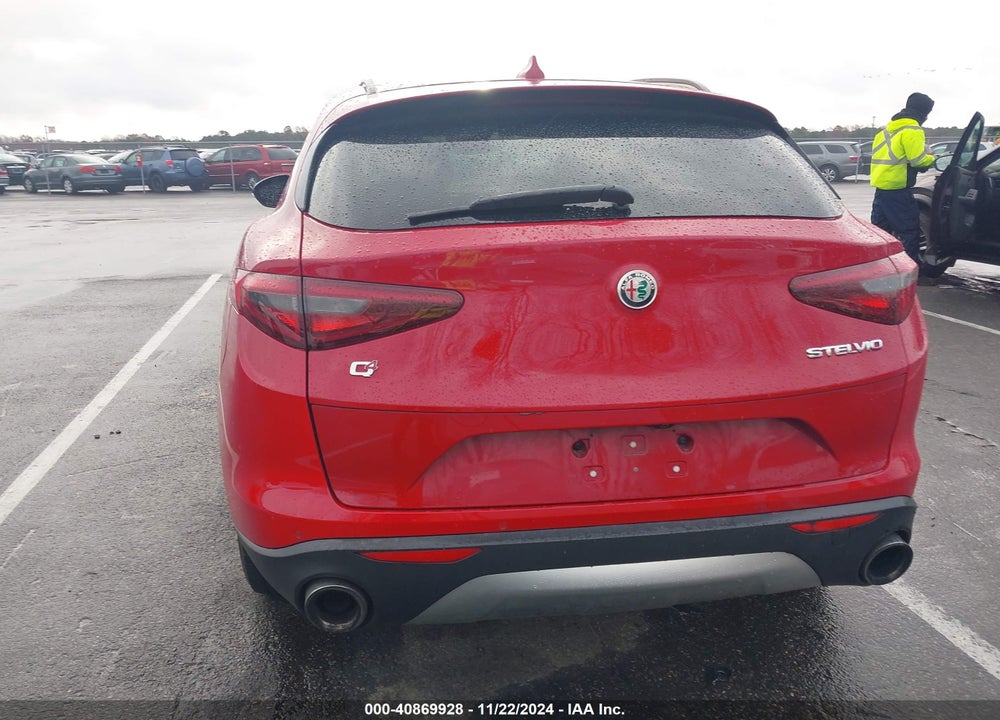 2018 ALFA ROMEO STELVIO SPORT AWD VIN: ZASFAKPN0J7B86353