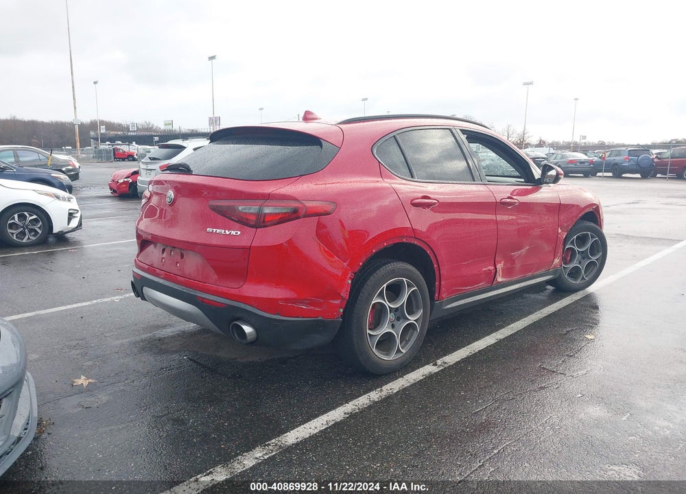 2018 ALFA ROMEO STELVIO SPORT AWD VIN: ZASFAKPN0J7B86353