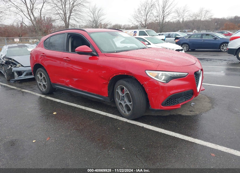 2018 ALFA ROMEO STELVIO SPORT AWD VIN: ZASFAKPN0J7B86353