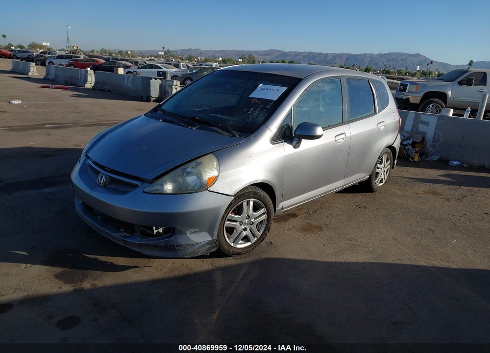 2008 HONDA FIT SPORT VIN: JHMGD38658S050209