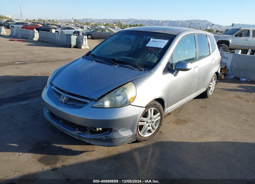 2008 HONDA FIT SPORT VIN: JHMGD38658S050209