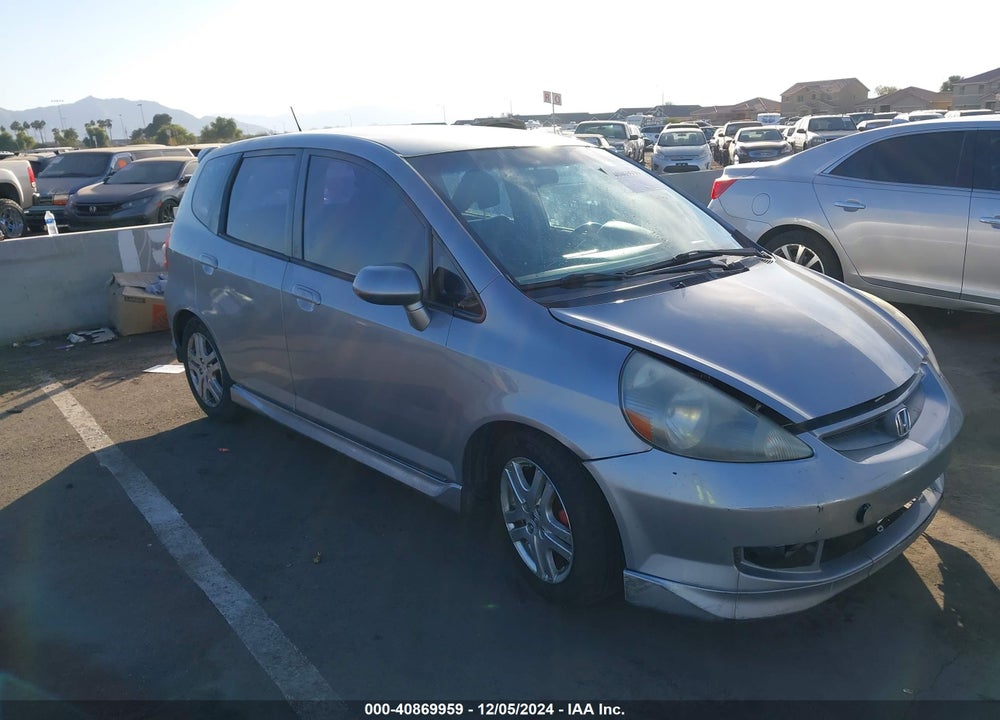 2008 HONDA FIT SPORT VIN: JHMGD38658S050209