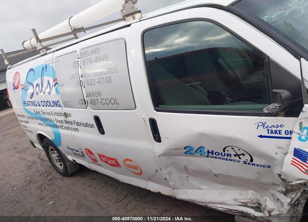 2014 CHEVROLET EXPRESS 2500 WORK VAN VIN: 1GCWGGBA6E1133996