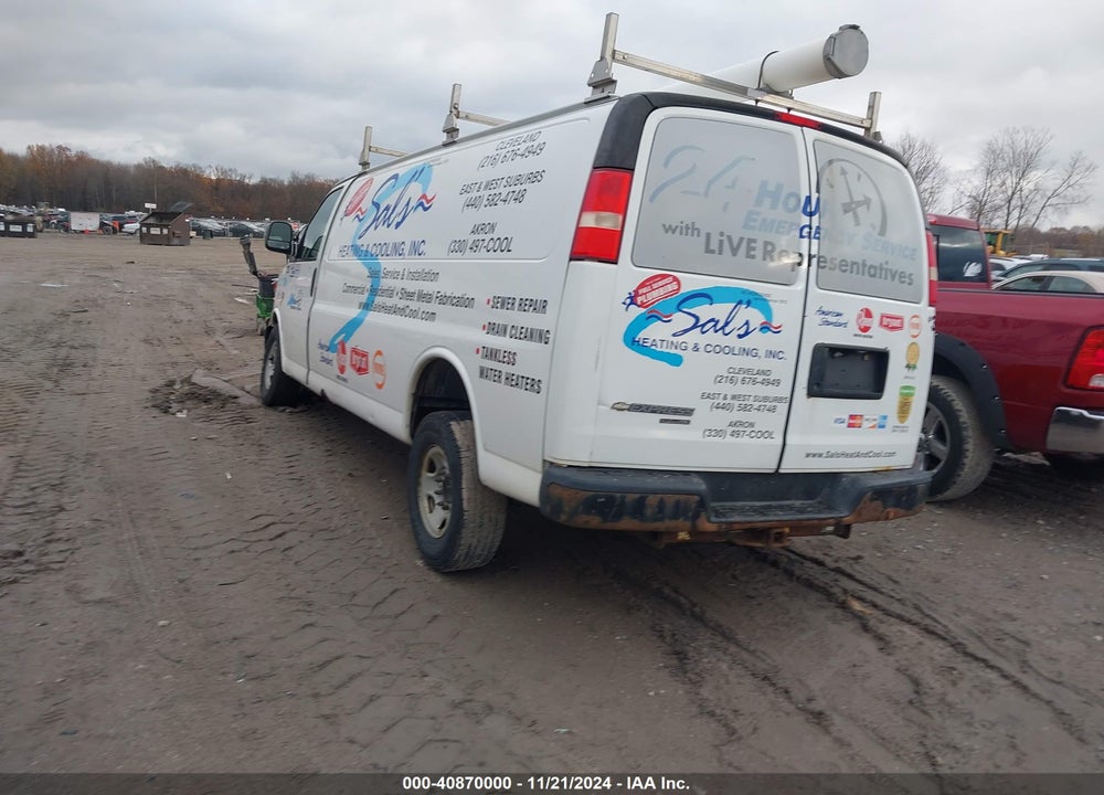 2014 CHEVROLET EXPRESS 2500 WORK VAN VIN: 1GCWGGBA6E1133996