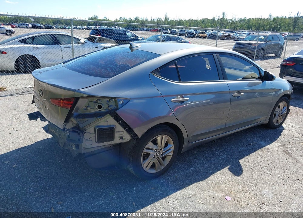 2019 HYUNDAI ELANTRA SEL VIN: 5NPD84LF8KH469747