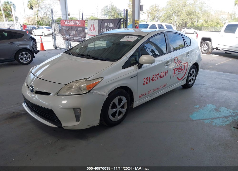 2015 TOYOTA PRIUS TWO VIN: JTDKN3DU7F0436040
