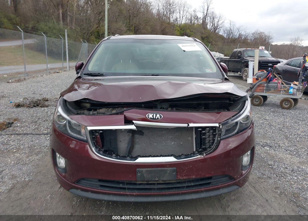 2015 KIA SEDONA EX VIN: KNDMC5C10F6023620