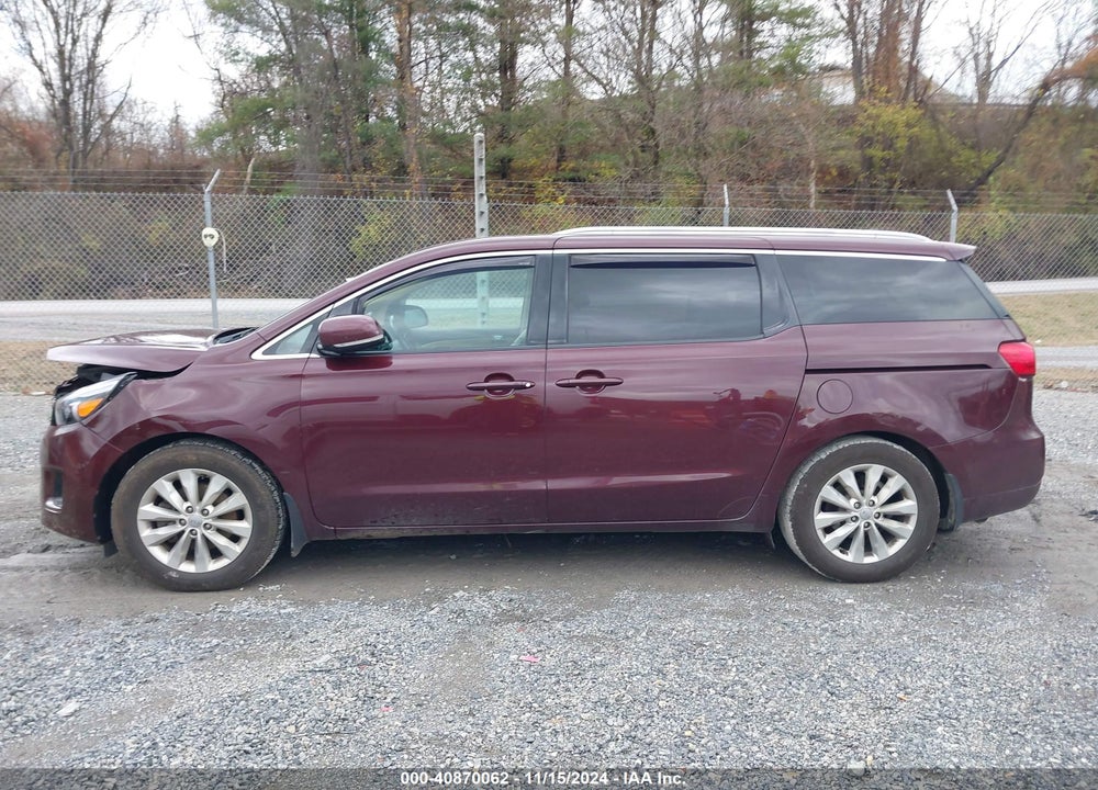2015 KIA SEDONA EX VIN: KNDMC5C10F6023620