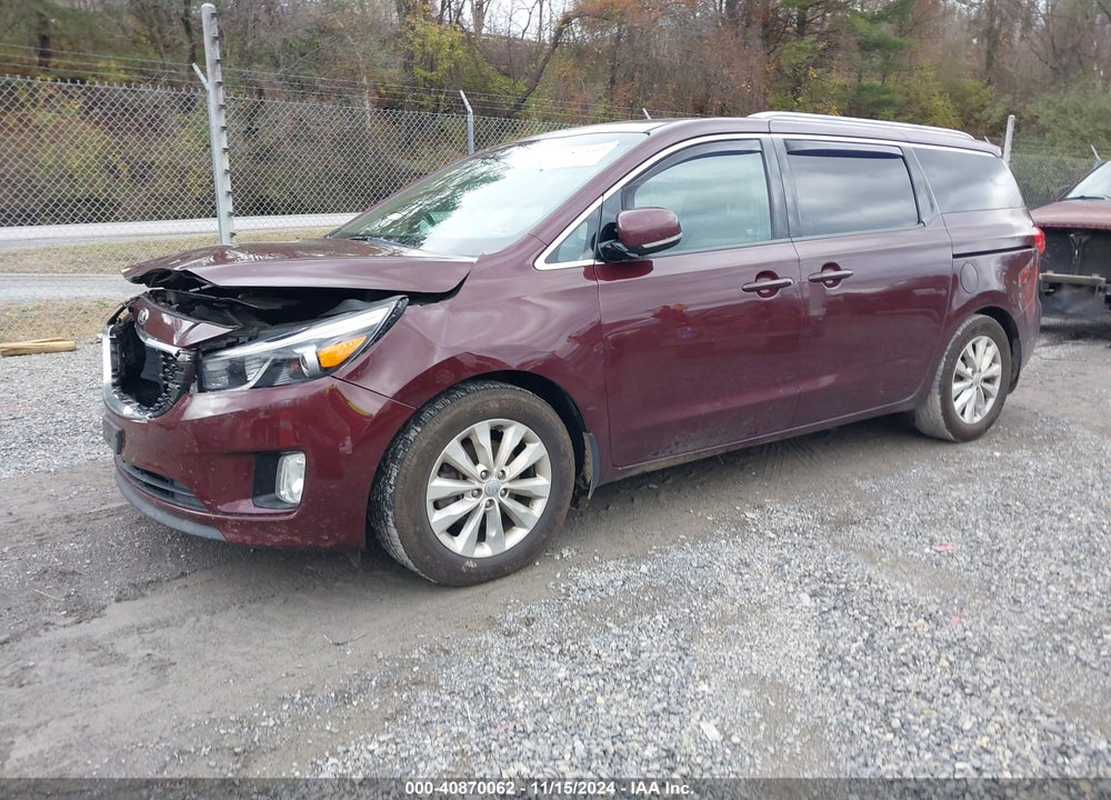 2015 KIA SEDONA EX VIN: KNDMC5C10F6023620