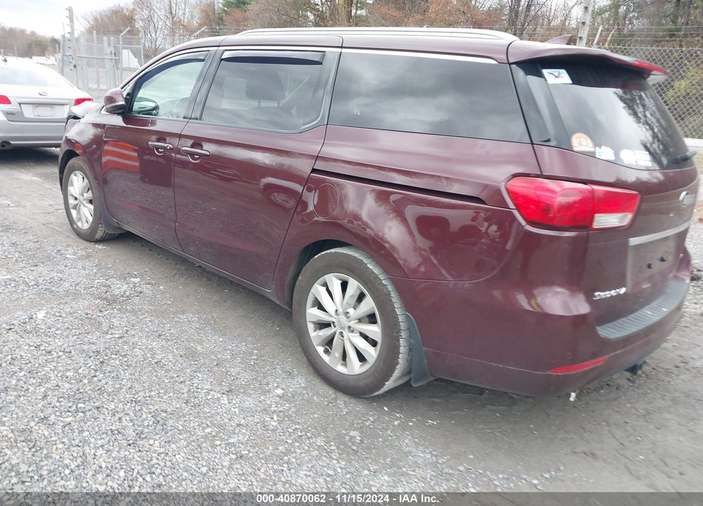 2015 KIA SEDONA EX VIN: KNDMC5C10F6023620