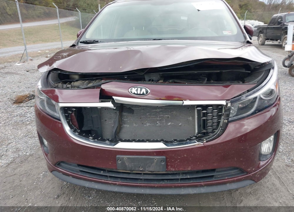 2015 KIA SEDONA EX VIN: KNDMC5C10F6023620