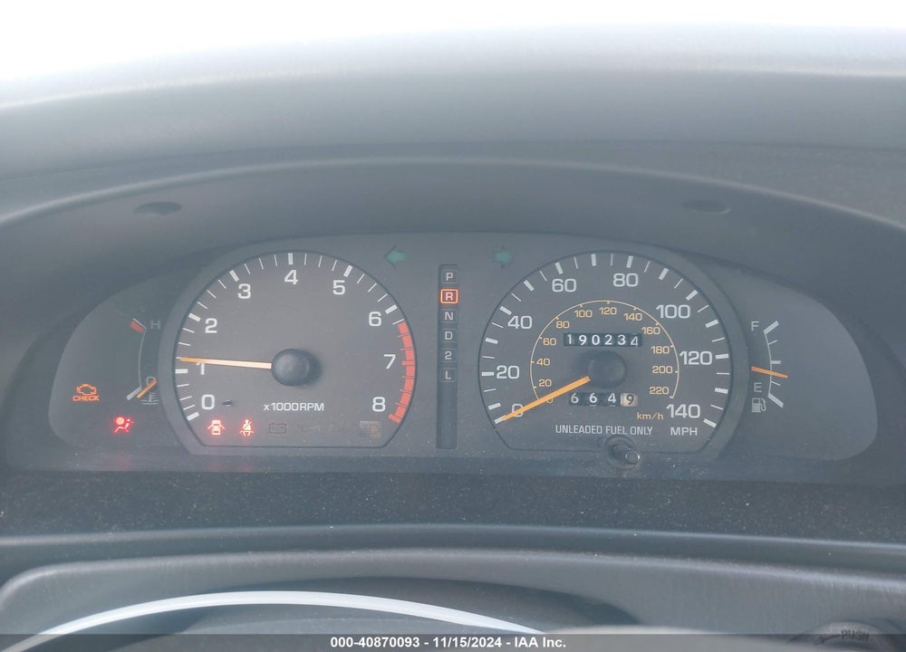 1996 TOYOTA CAMRY LE/XLE/SE VIN: 4T1BF12K7TU122987