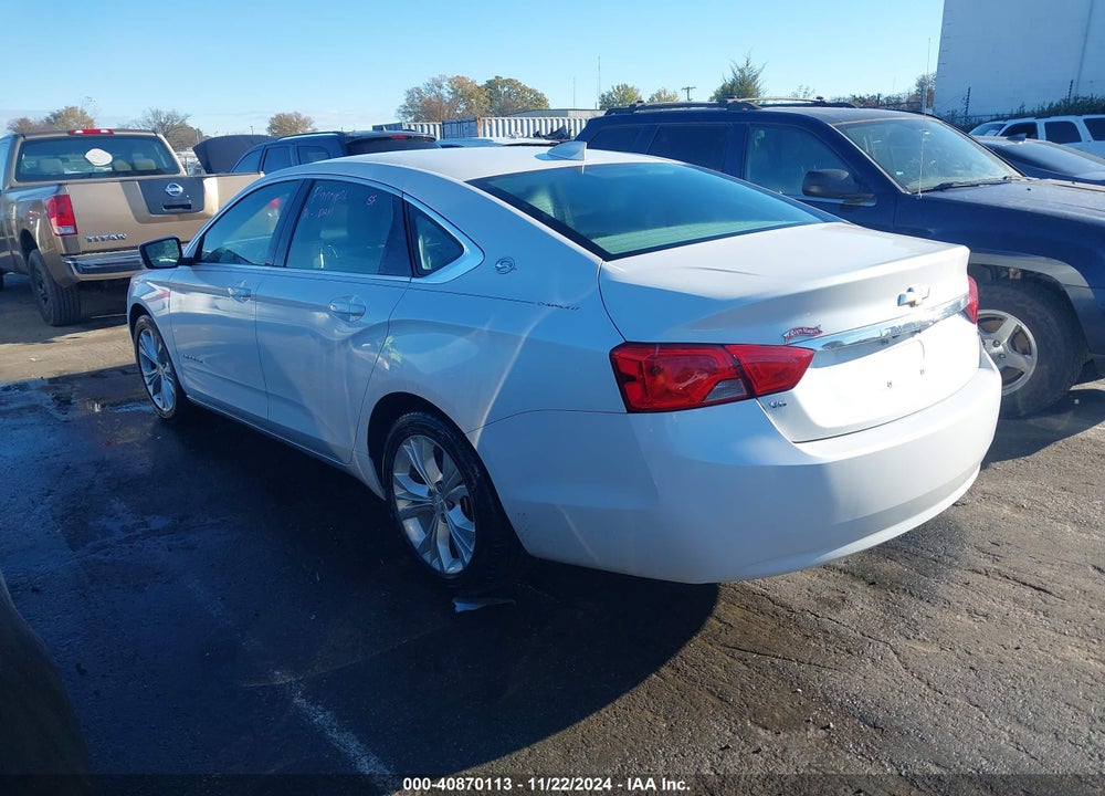 2015 CHEVROLET IMPALA 2LT VIN: 1G1125S30FU127778