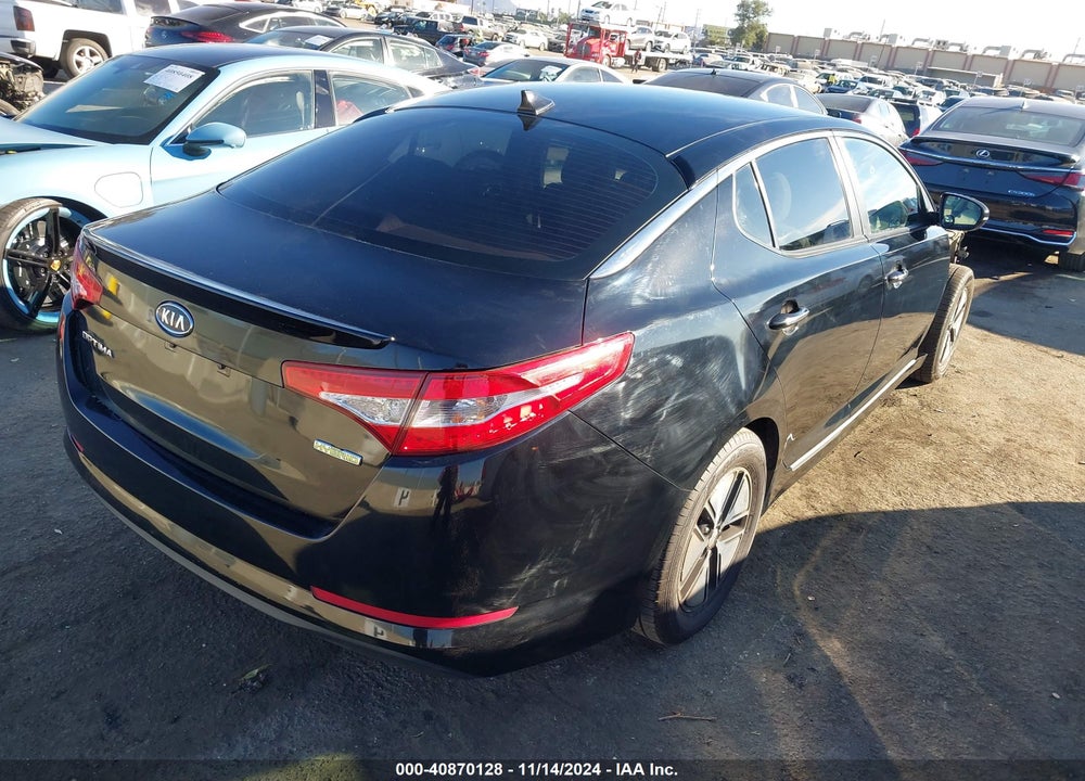 2011 KIA OPTIMA HYBRID EX VIN: KNAGM4AD4B5007872