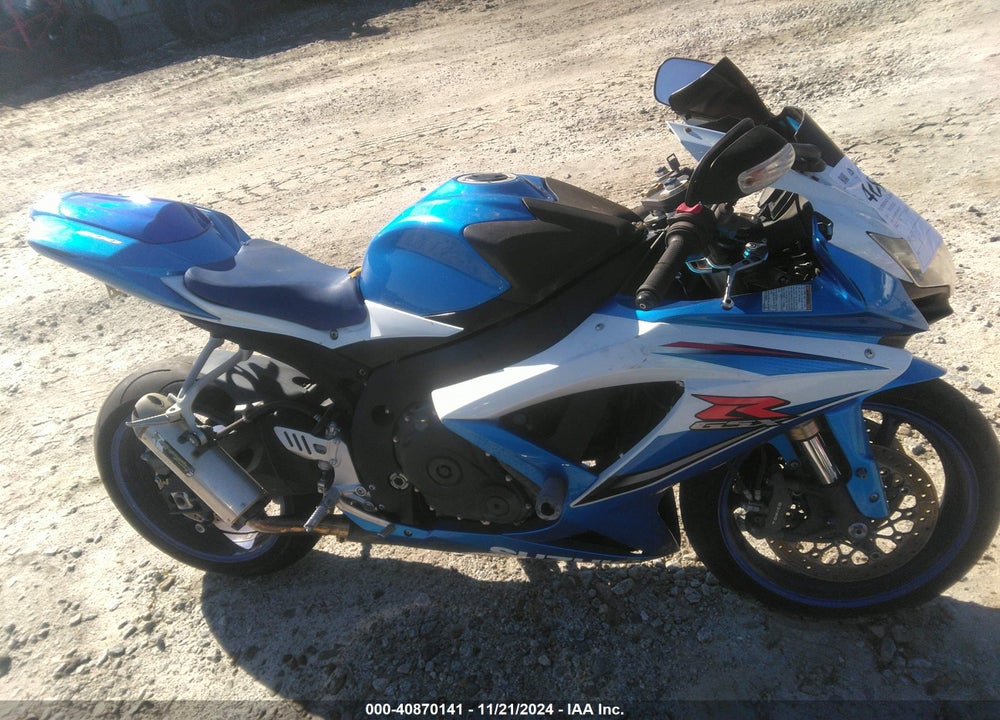 2008 SUZUKI GSX-R600 VIN: JS1GN7EAX82109327