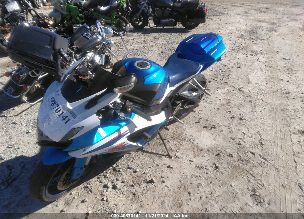 2008 SUZUKI GSX-R600 VIN: JS1GN7EAX82109327