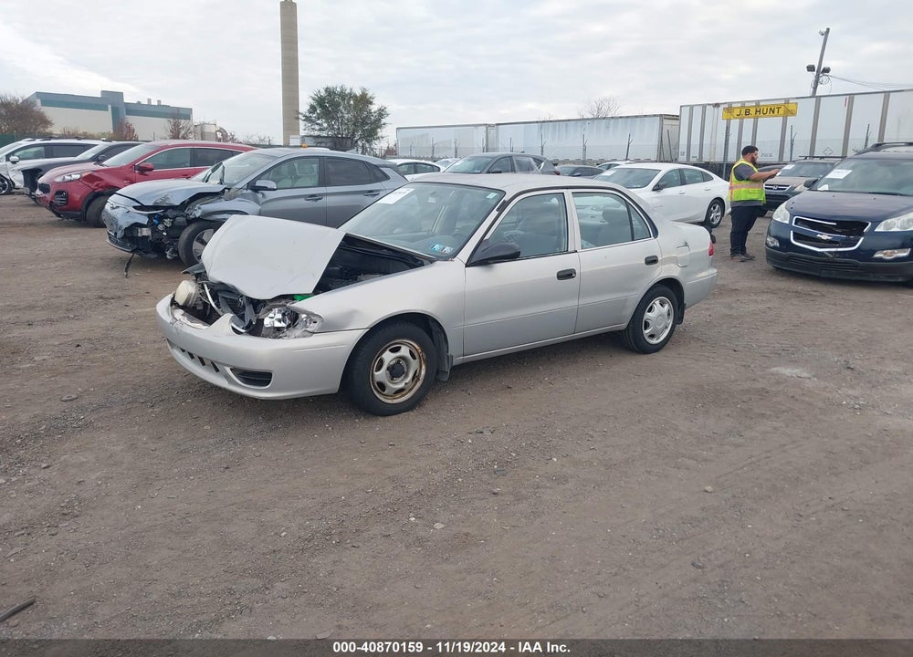 2001 TOYOTA COROLLA CE VIN: 2T1BR12E71C402683