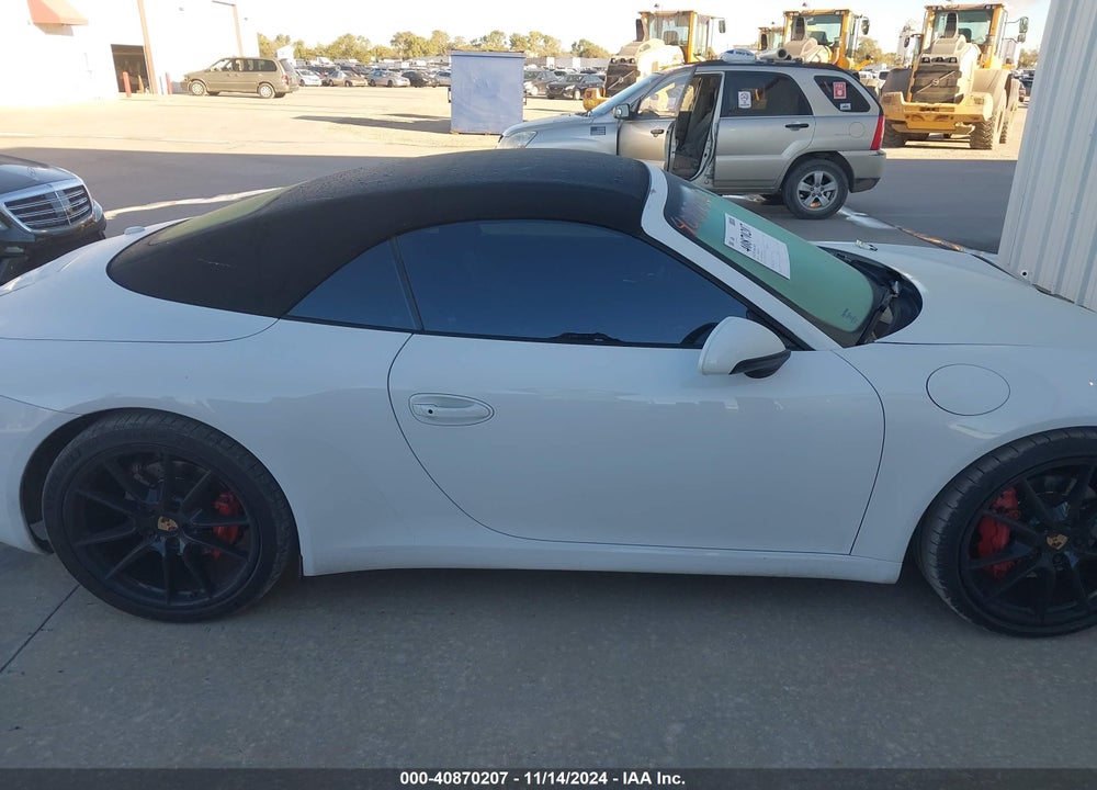 2013 PORSCHE 911 CARRERA S VIN: WP0CB2A92DS156891