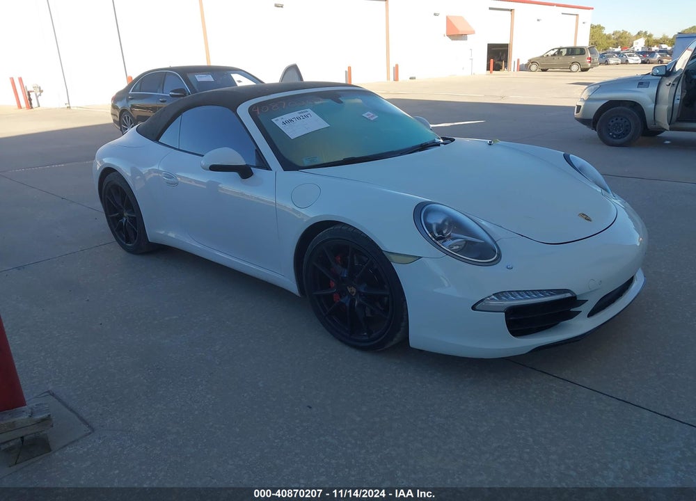 2013 PORSCHE 911 CARRERA S VIN: WP0CB2A92DS156891