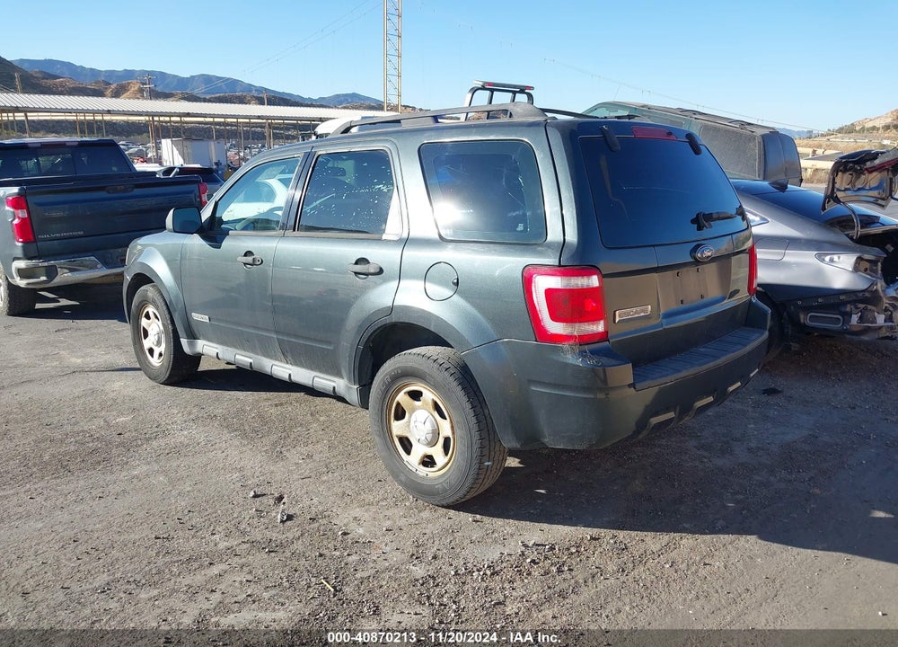 2008 FORD ESCAPE XLS VIN: 1FMCU02Z78KB93725