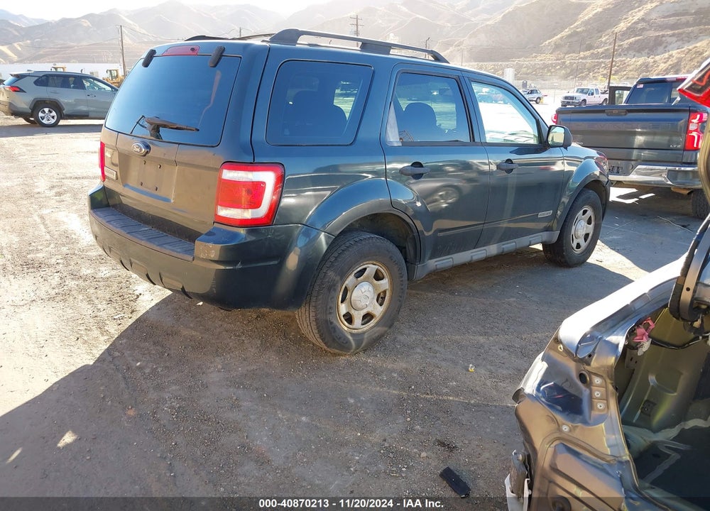 2008 FORD ESCAPE XLS VIN: 1FMCU02Z78KB93725