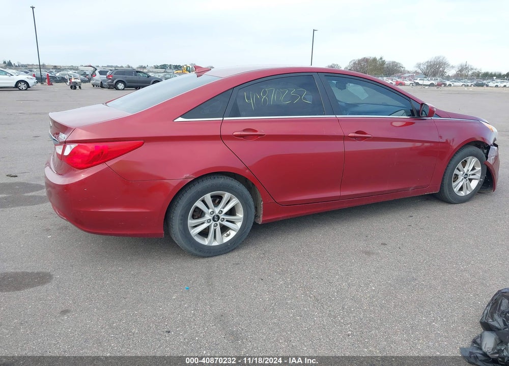 2013 HYUNDAI SONATA GLS VIN: 5NPEB4AC6DH751175
