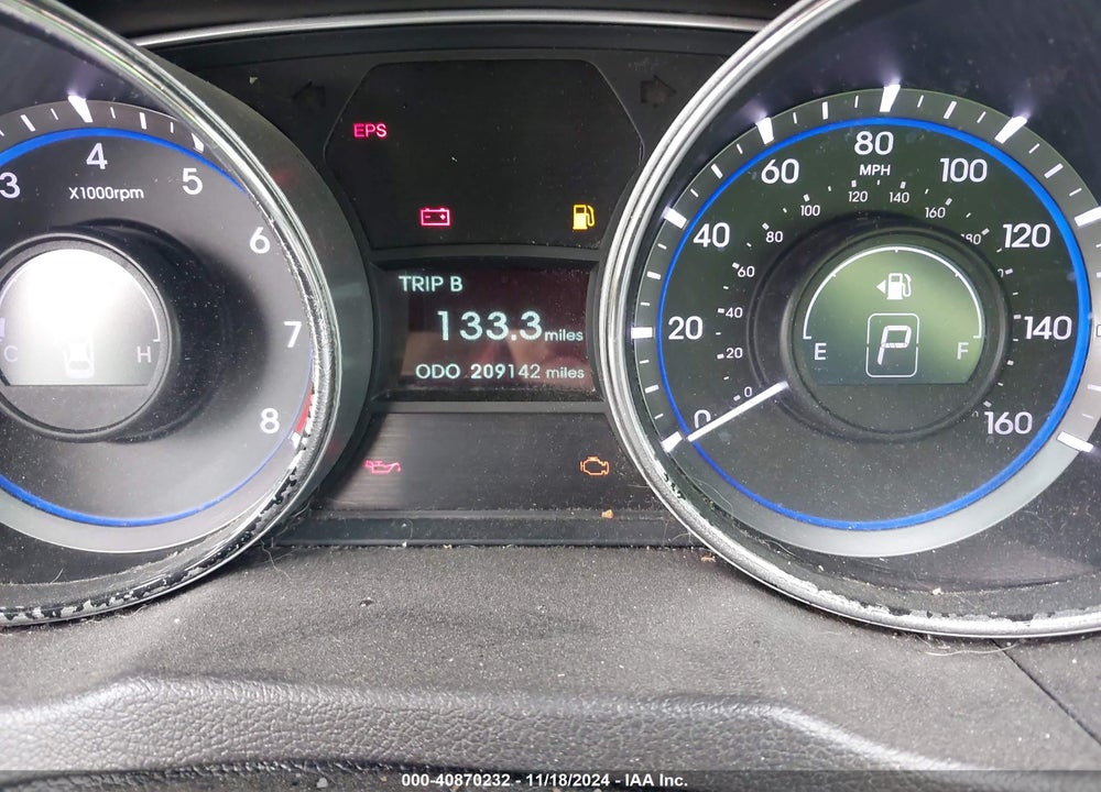 2013 HYUNDAI SONATA GLS VIN: 5NPEB4AC6DH751175