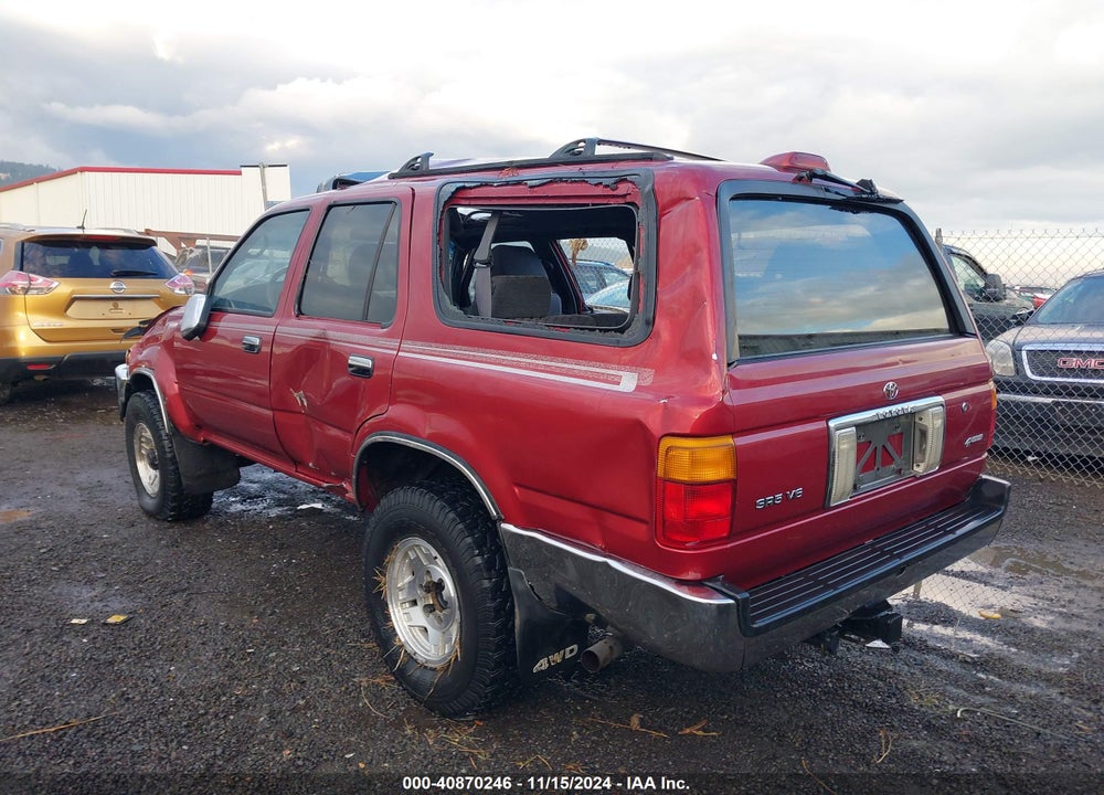 1995 TOYOTA 4RUNNER VN39 SR5 VIN: JT3VN39W8S0220123