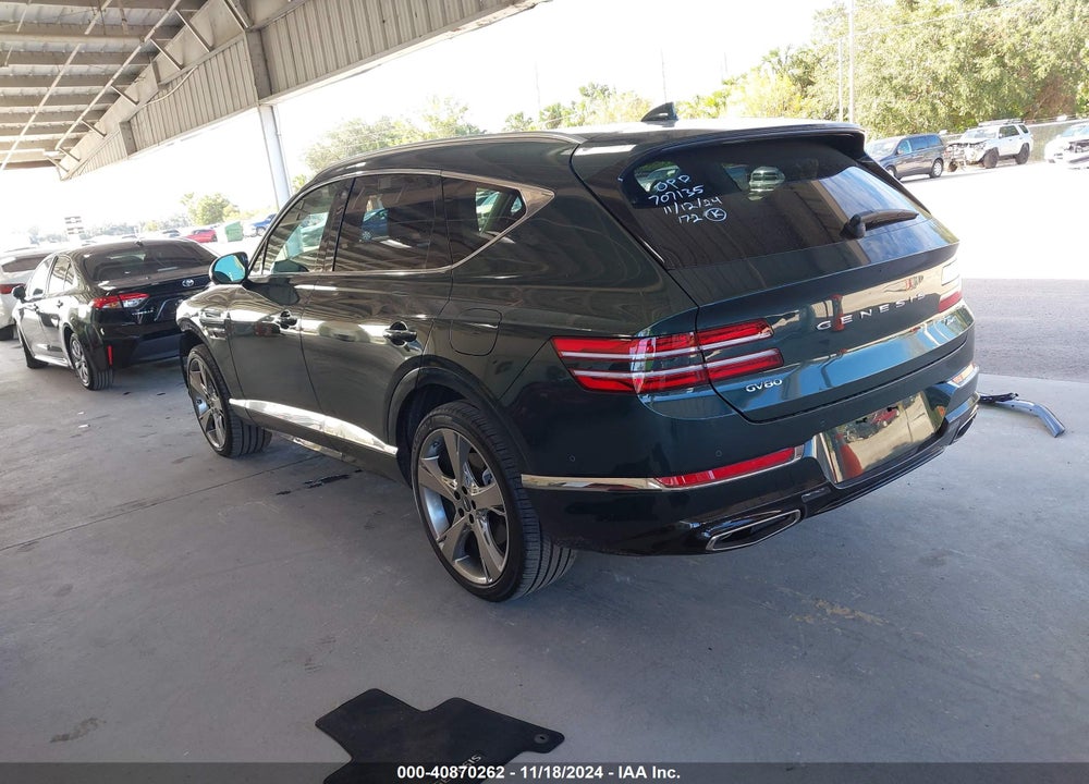 2022 GENESIS GV80 2.5T AWD VIN: KMUHBDSB4NU095808
