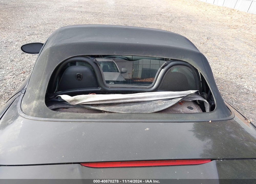 1999 PORSCHE BOXSTER VIN: WP0CA2989XU630312