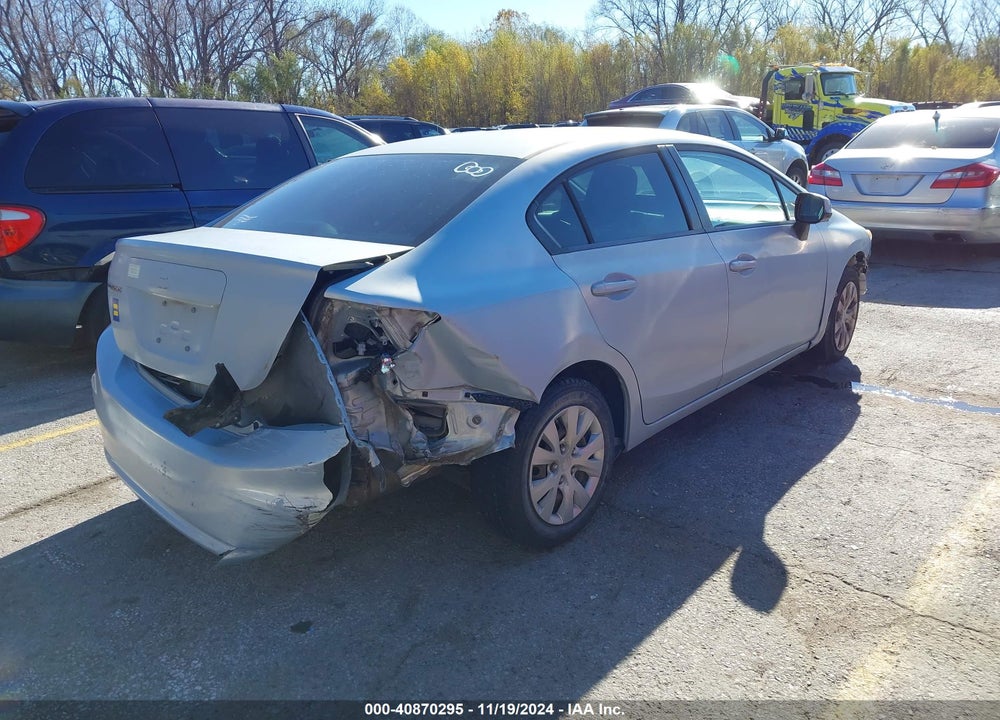 2012 HONDA CIVIC LX VIN: 19XFB2F52CE303215