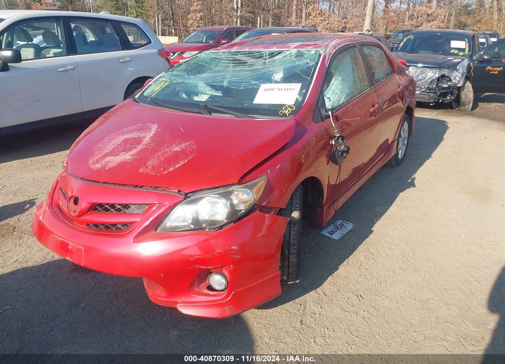 2011 TOYOTA COROLLA S VIN: 2T1BU4EE8BC574928
