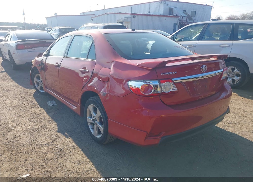 2011 TOYOTA COROLLA S VIN: 2T1BU4EE8BC574928
