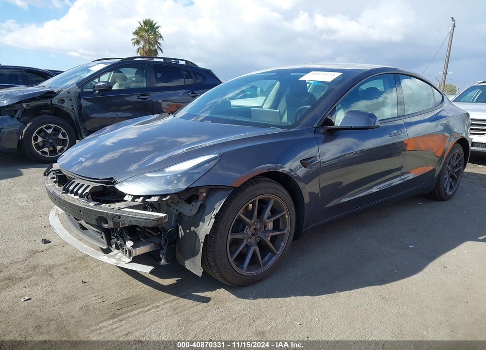 2021 TESLA MODEL 3 LONG RANGE DUAL MOTOR ALL-WHEEL DRIVE VIN: 5YJ3E1EB9MF071266
