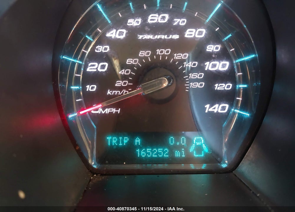 2011 FORD TAURUS VIN: 1FAHP2EW1BG129100