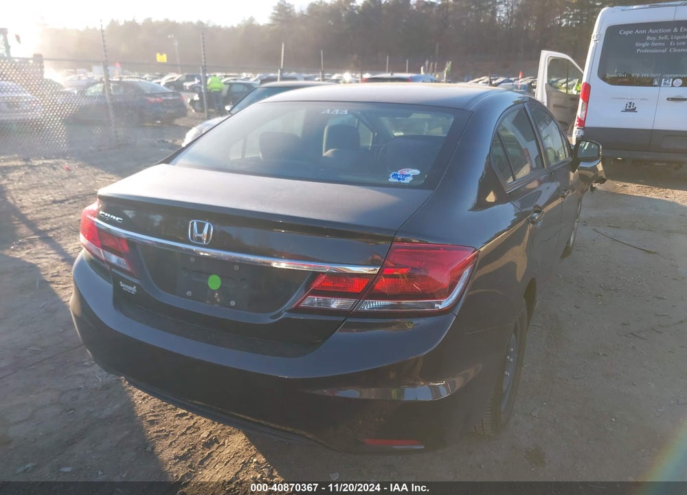 2013 HONDA CIVIC LX VIN: 2HGFB2F5XDH590181
