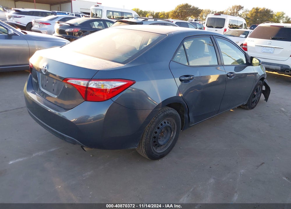 2014 TOYOTA COROLLA L VIN: 5YFBURHE1EP000698