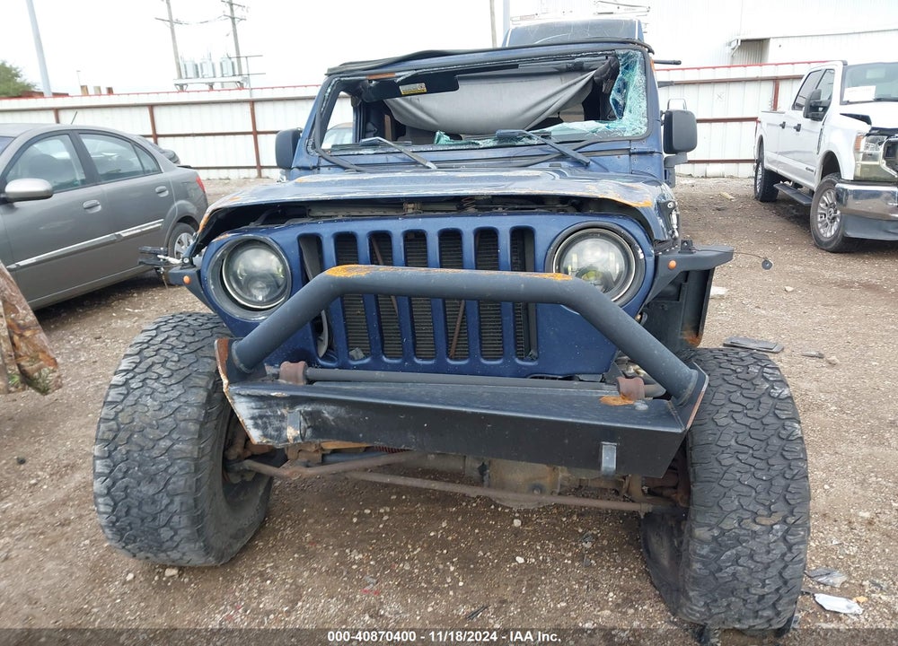 2006 JEEP WRANGLER X VIN: 1J4FA39S06P736203