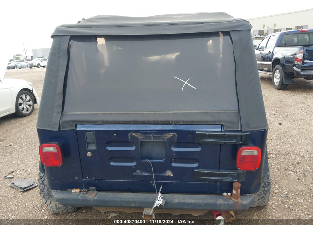2006 JEEP WRANGLER X VIN: 1J4FA39S06P736203