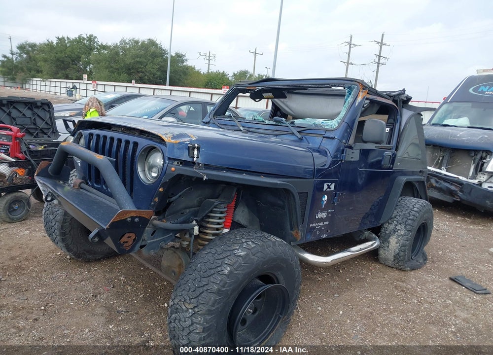 2006 JEEP WRANGLER X VIN: 1J4FA39S06P736203