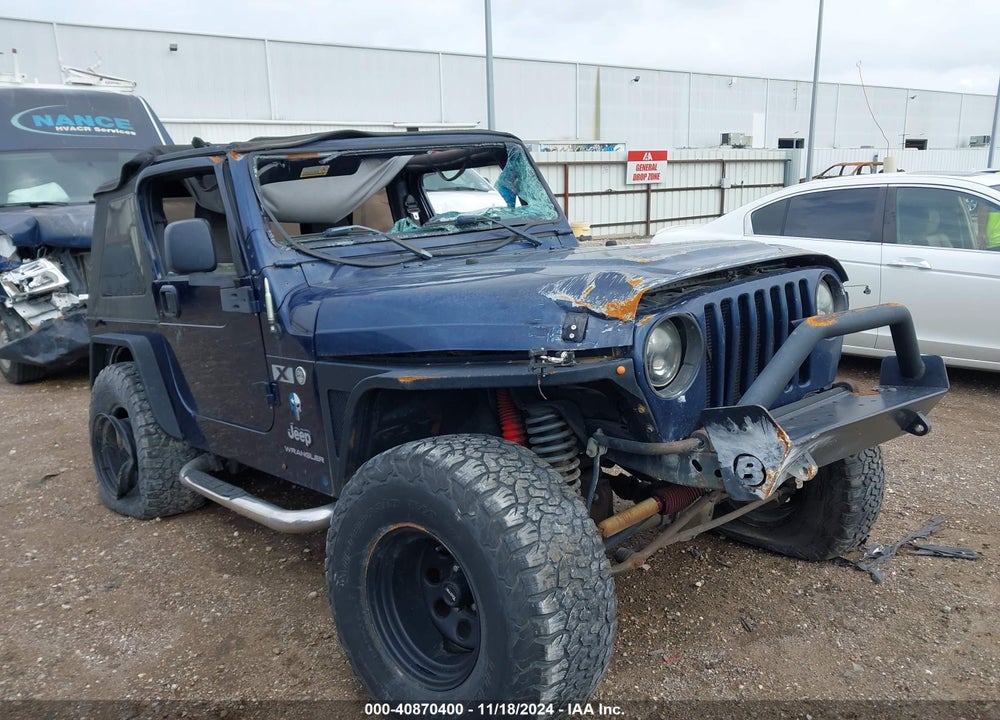 2006 JEEP WRANGLER X VIN: 1J4FA39S06P736203