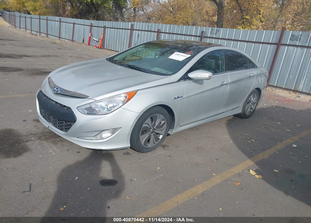 2015 HYUNDAI SONATA HYBRID LIMITED VIN: KMHEC4A49FA124756