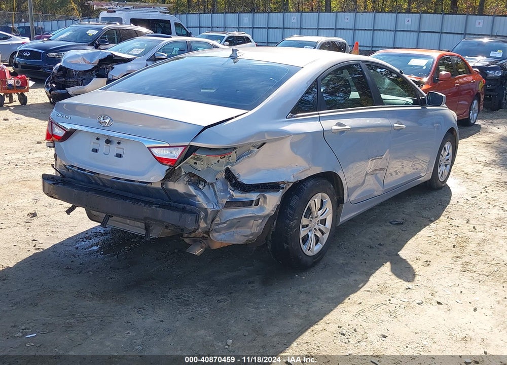 2012 HYUNDAI SONATA GLS VIN: 5NPEB4AC5CH405715