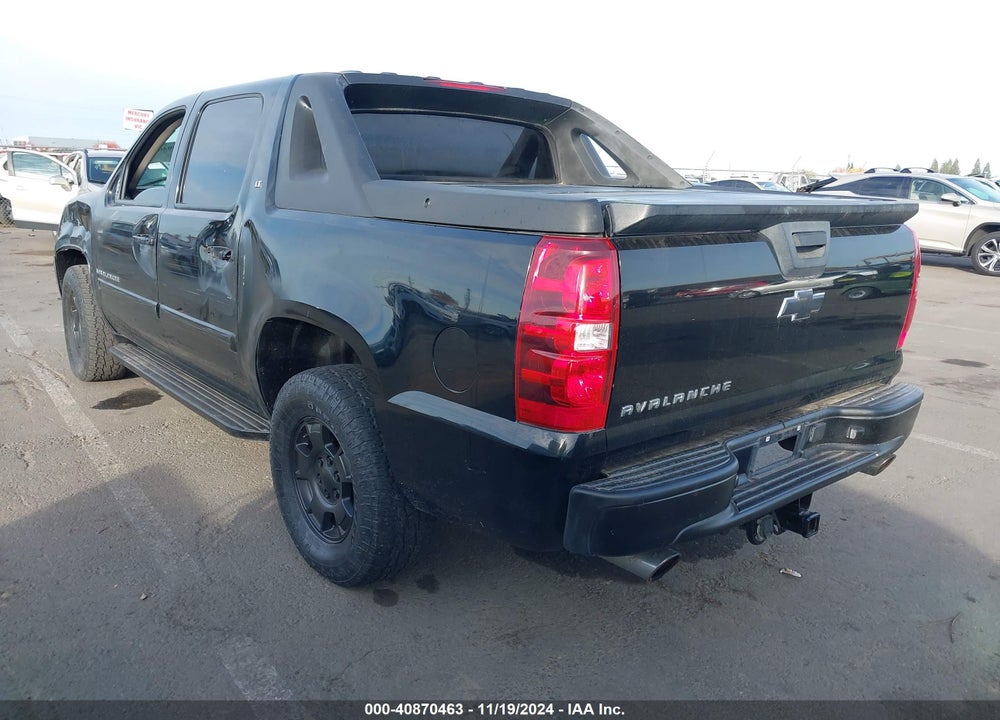 2007 CHEVROLET AVALANCHE 1500 LT VIN: 3GNEK12347G111001