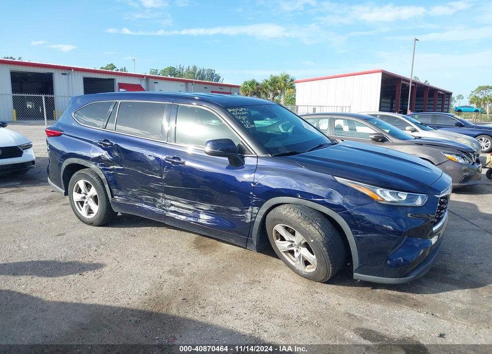 2020 TOYOTA HIGHLANDER L VIN: 5TDCZRAH8LS504194