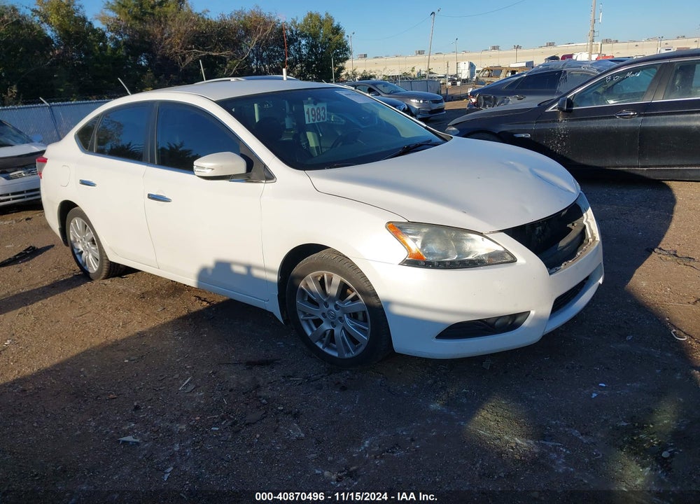 2013 NISSAN SENTRA SL VIN: 3N1AB7AP0DL677791