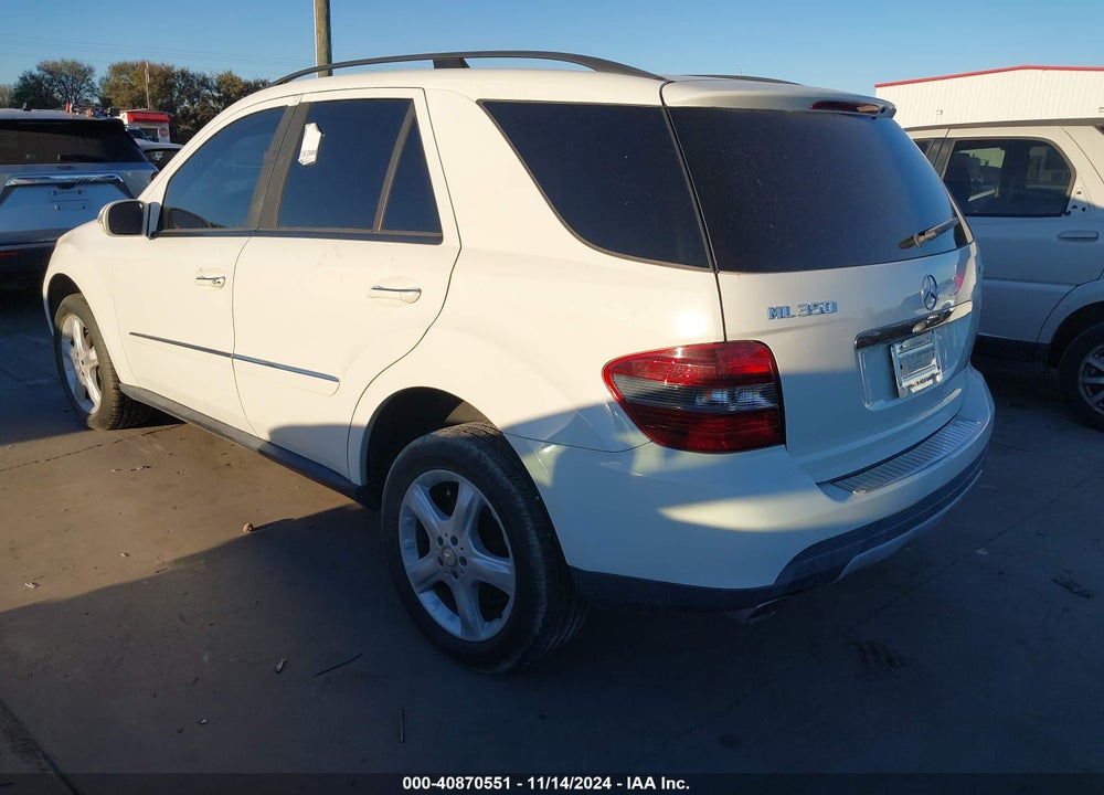 2008 MERCEDES-BENZ ML 350 4MATIC VIN: 4JGBB86E08A304595