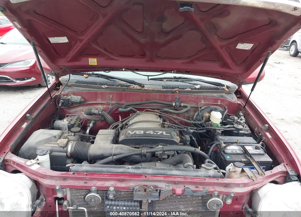 2000 TOYOTA TUNDRA LTD V8 VIN: 5TBBT481XYS056419