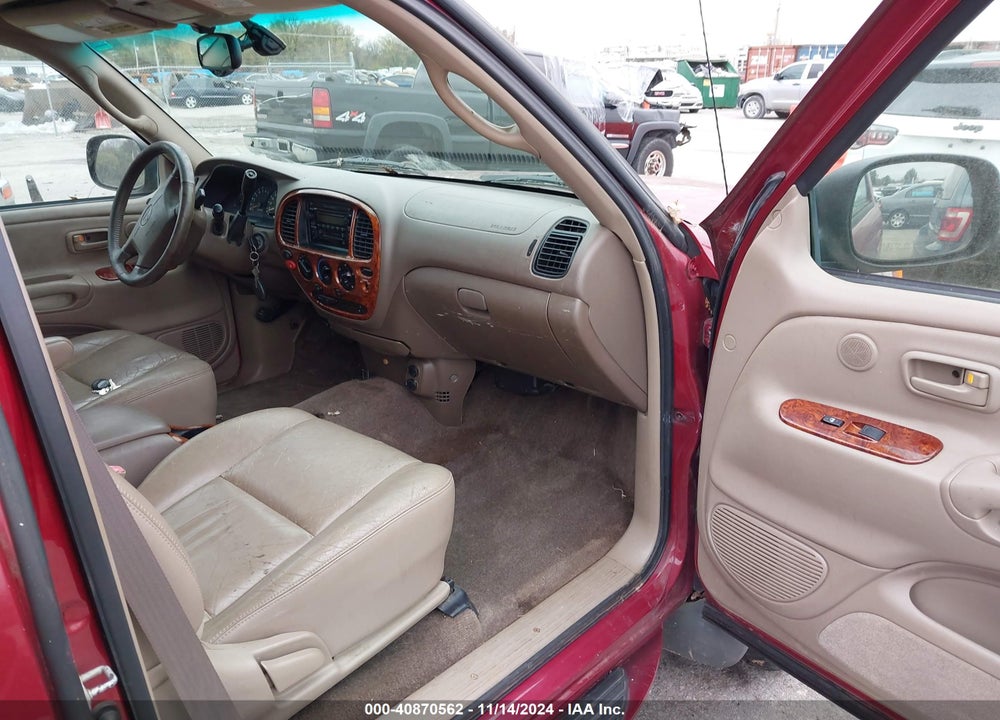 2000 TOYOTA TUNDRA LTD V8 VIN: 5TBBT481XYS056419