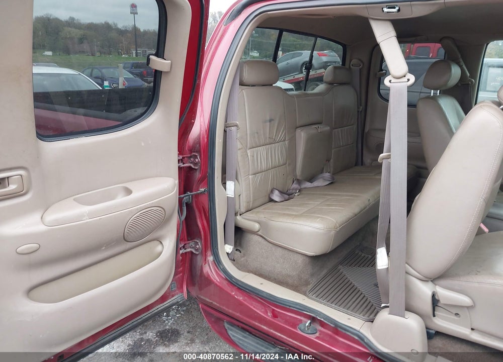 2000 TOYOTA TUNDRA LTD V8 VIN: 5TBBT481XYS056419